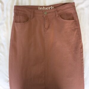 Inherit Stella Maxi Skirt | Pink | 7/8